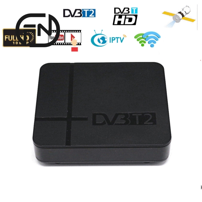 Đầu Thu Dvb-T2 K2 Hd Tv Box Hỗ Trợ Youtbe Fta H.264 Mpeg-2 / 4 Pvr