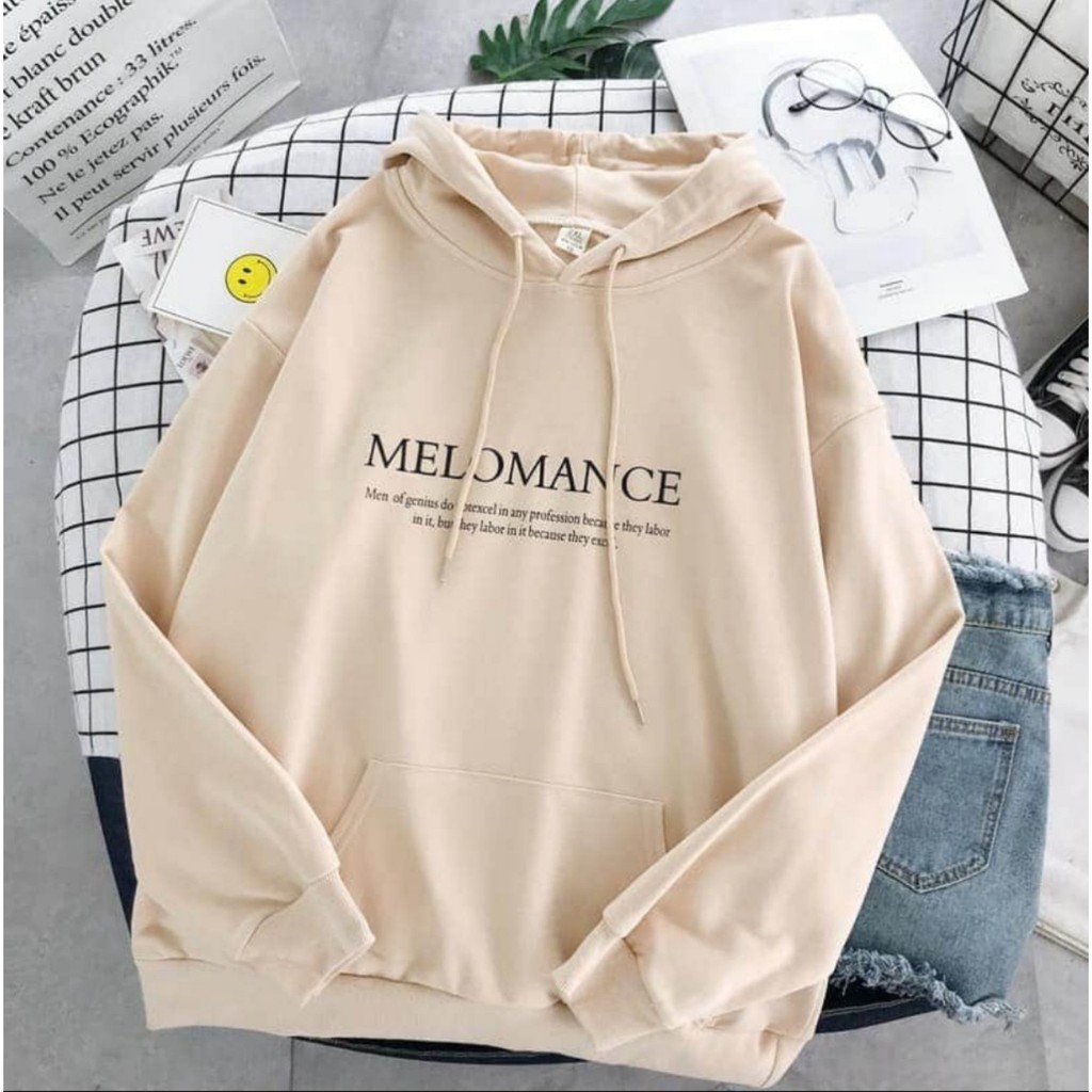 ÁO HOODIE CHUI ĐẦU NAM NỮ PHỐI CHỮ TAY DÀI CÓ NÓN SIEU ĐẸP TEEN