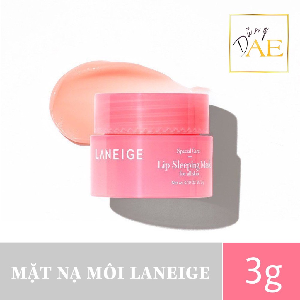 Mặt nạ môi Laneige Lip Sleeping Mask mini 3g - Mặt Nạ Ngủ Dưỡng Ẩm Môi Và Phục Hồi Môi Thâm Laneige Lip Sleeping Mask