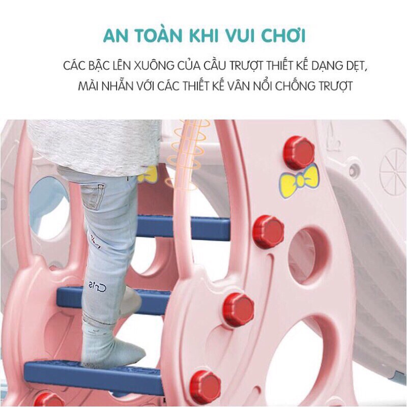 cầu trượt xích đu hải cẩu HOLLA cho bé