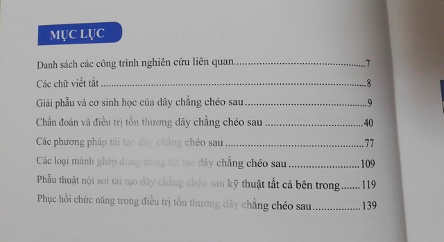 Sách - Phẫu thuật nội soi tạo hình dây chằng chéo