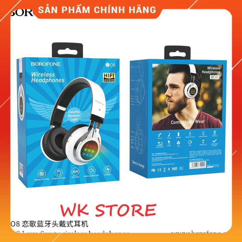 Tai nghe bluetooth chụp tai cao cấp Borofone B08 (BH 1 năm) Puki shop | BigBuy360 - bigbuy360.vn