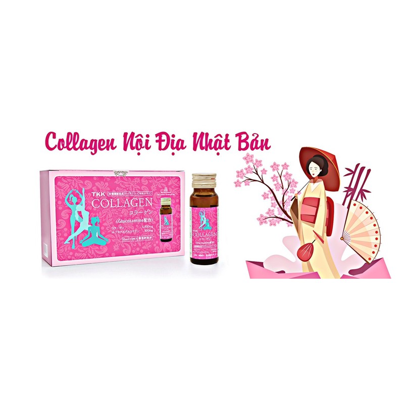 Nước Uống TKK Collagen 5000mg Glucosamine 300mg