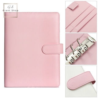 Classic Loose Leaf Ring Binder Notebook Planner Diary Notebook Cover PU Leather Cover