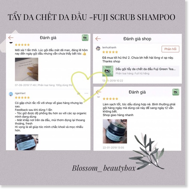 Dầu gội tẩy da chết da đầu Fuji Green Tea Hair Scrub the body shop