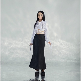 CHÂN VÁY LINEN PHỐI REN