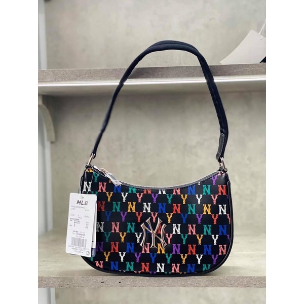 (Tqxk 1:1) Túi kẹp nách T//Q//X//K đen logo nhiều màu