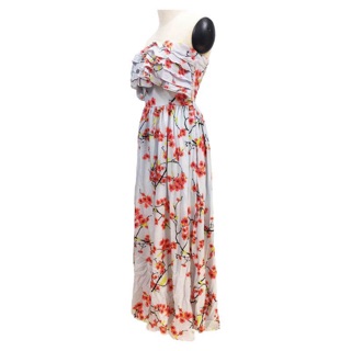 Đầm maxi bèo cúp ngực