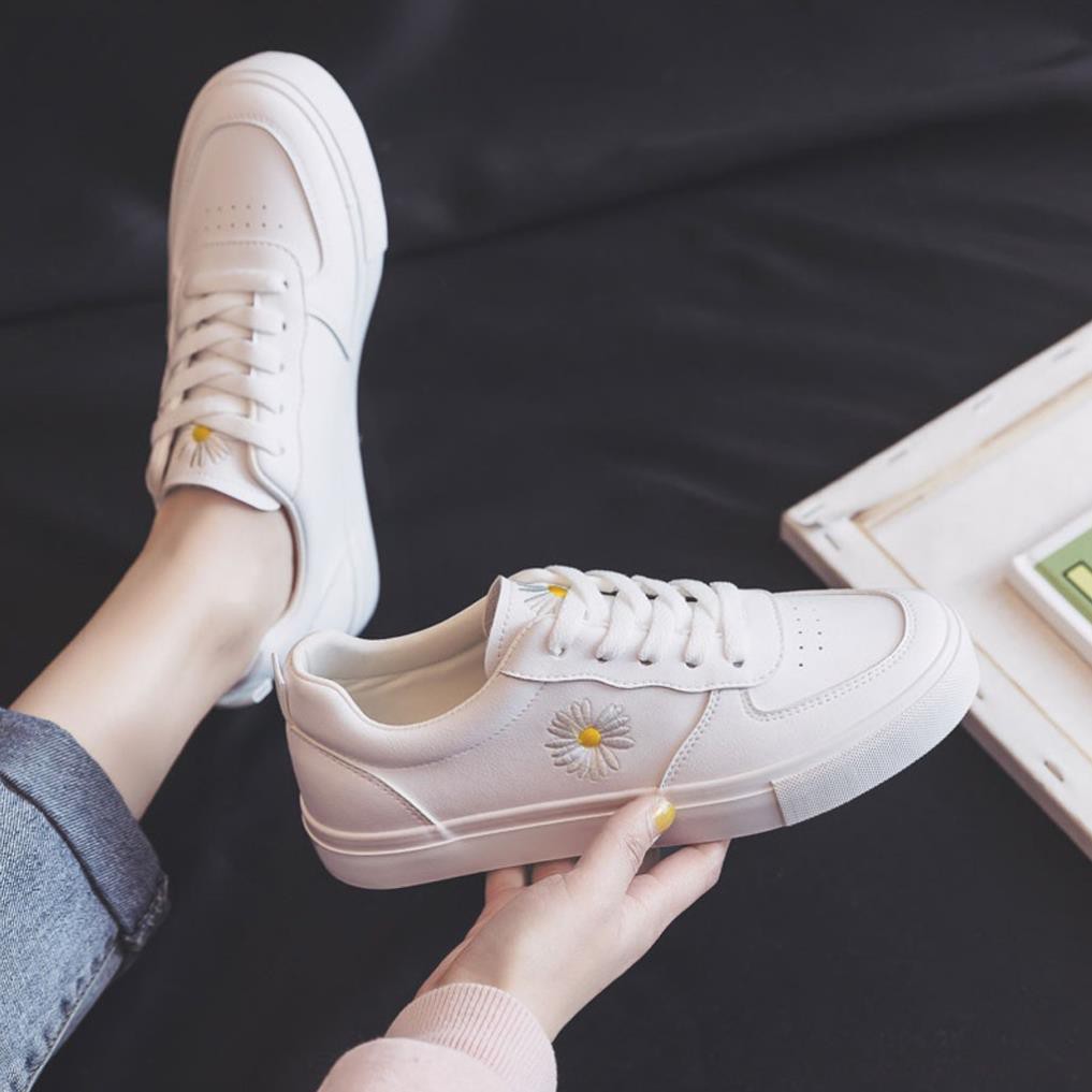 Giày Sneaker Nữ [ FREESHIP ] Giày Thể Thao Nữ Hoa Cúc Form Siêu Đẹp - G11 free ship | BigBuy360 - bigbuy360.vn