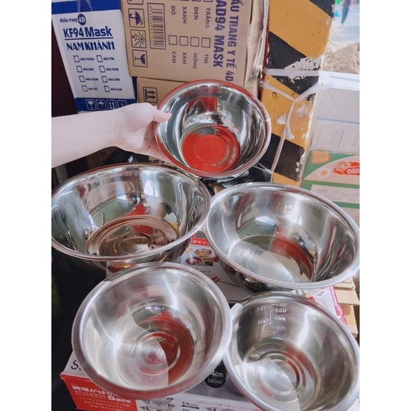 Bộ 5 tô inox