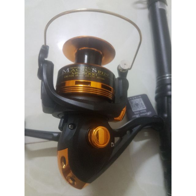 Cần hunts man + máy câu yolo magic spin đồ câu cá hàng hót giá rẻ