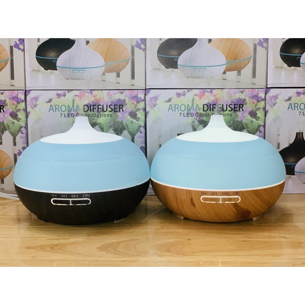 Máy xông tinh dầu bí ngô 550ml có remote điều khiển - BH 18 tháng