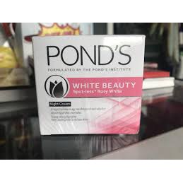 Kem Dưỡng Da Ponds Trắng Hồng Tinh Khiết Ban Đêm 50g