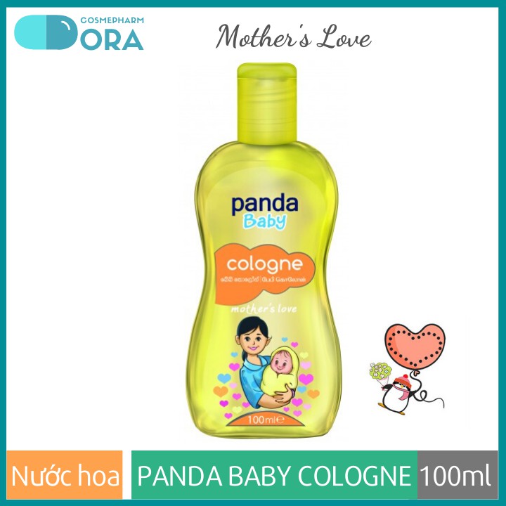 Nước hoa cho em bé Panda Baby Cologne Mother's Love 100ml