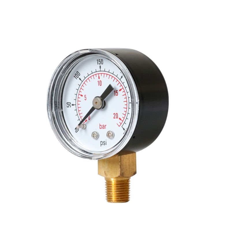 Đồng Hồ Đo Áp Suất Nước Bằng Thép Không Gỉ 1 / 8 &quot;BSPT 7 Phong Cách