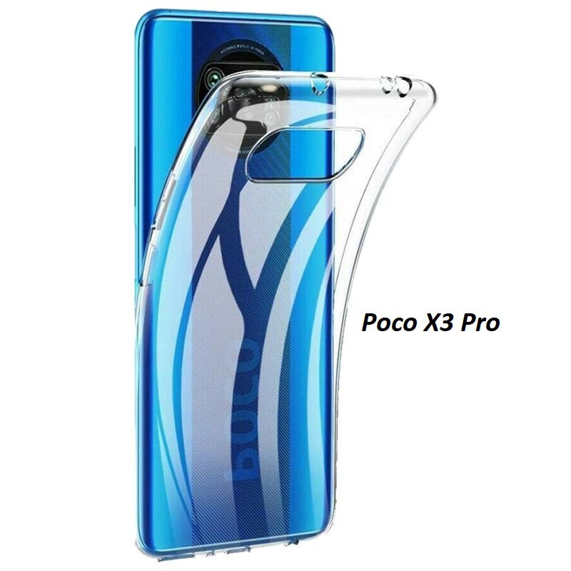 Ốp Xiaomi Poco X3 Pro dẻo trong suốt (Loại đẹp)