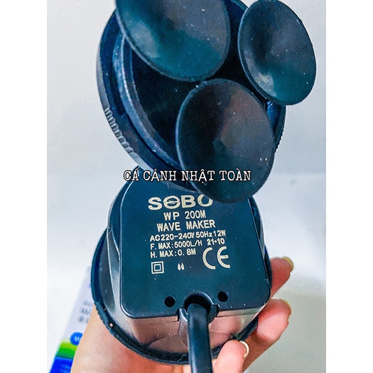 MÁY THỎI LUỒNG TẠO DÒNG NƯỚC CHO BỂ CÁ SOBO WP 200M