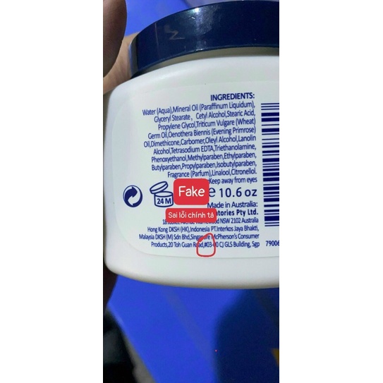 [NỘI ĐỊA ÚC] Kem Redwin Vitamin E Cream giúp dưỡng ẩm, làm trắng da mặt bà body, 300ml