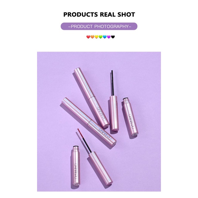 Mascara đầu cọ nhỏ kháng nước lâu trôi chuốt mi cong vút và dài hơn 4 màu tùy chọn thời trang
 | BigBuy360 - bigbuy360.vn