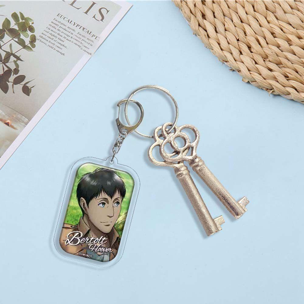 Móc Khóa Hai Mặt Họa Tiết Attack on Titan Dễ Thương Bằng Acrylic