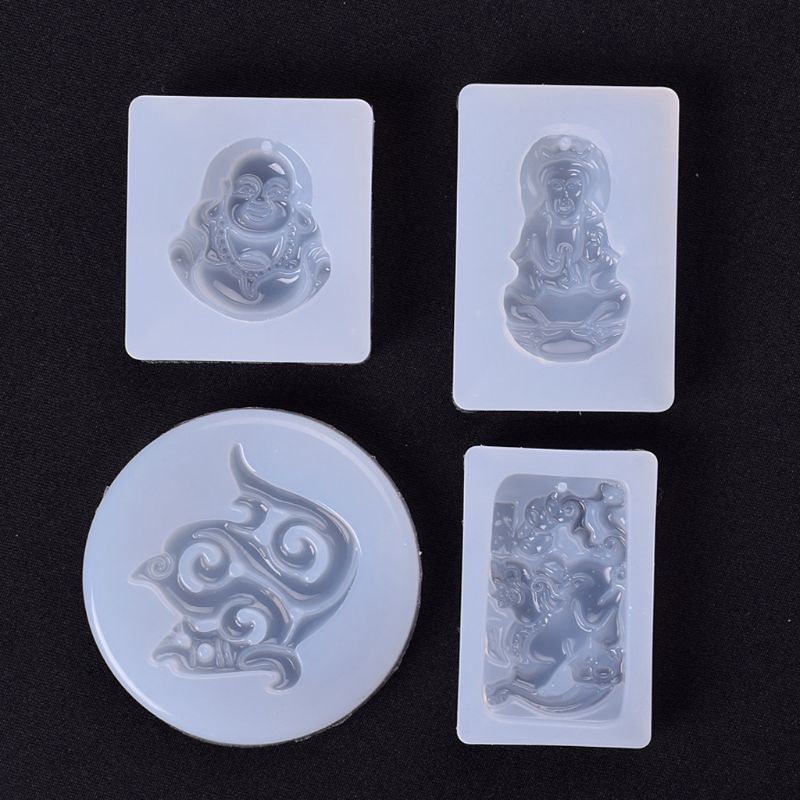 Set 5 khuôn silicon dùng làm đồ trang sức bằng nhựa