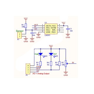 MODULE CẢM BIẾN ĐỘ ẨM HR202