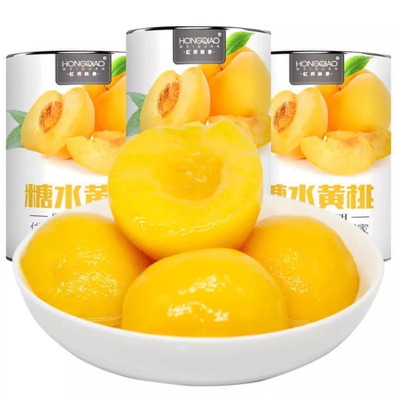 Đào ngâm HONGQIAO 29k/ hộp 425g