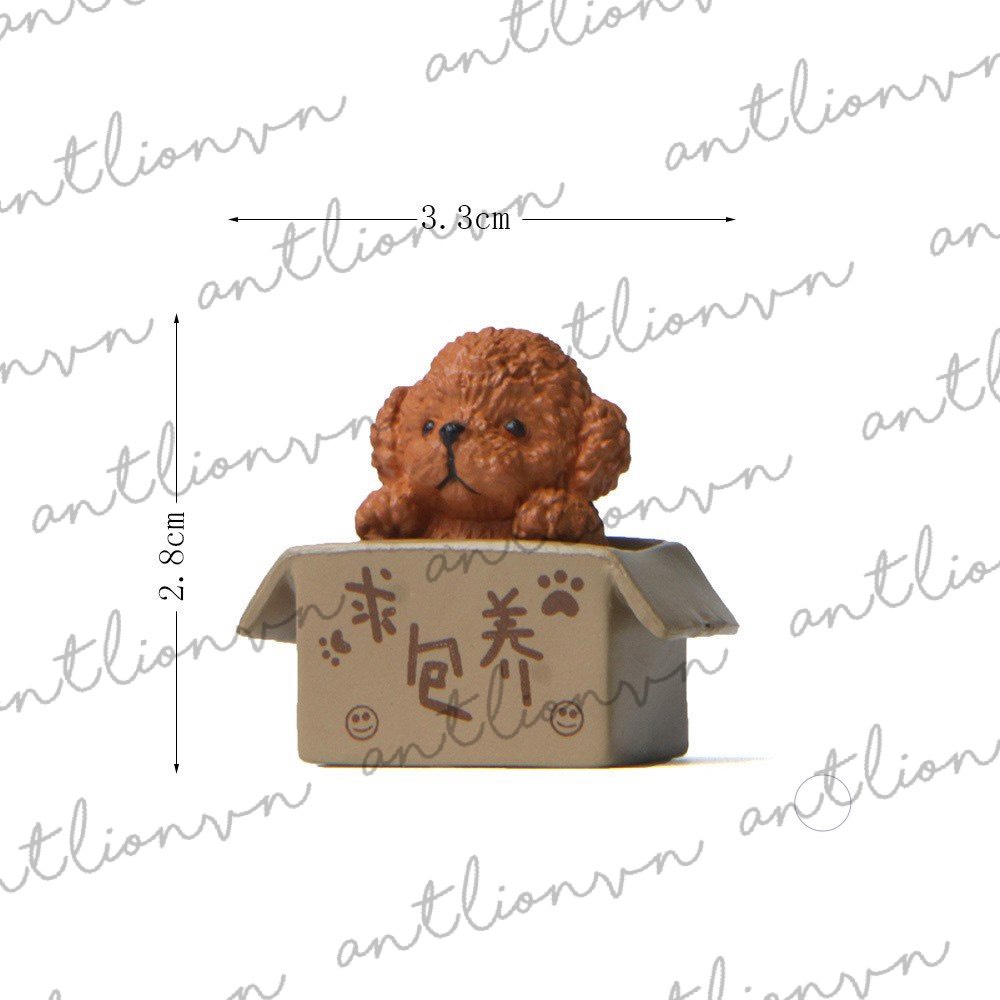 Keycap lẻ hình Chó Poodle Trong Hộp siêu dễ thương Keycap Lionvn