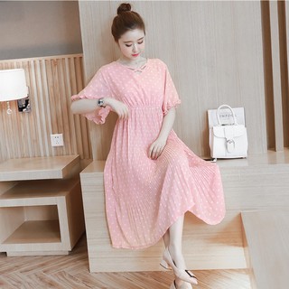ĐẦM BẦU VÁY BẦU CÔNG SỞ VOAN CHẤM BI
