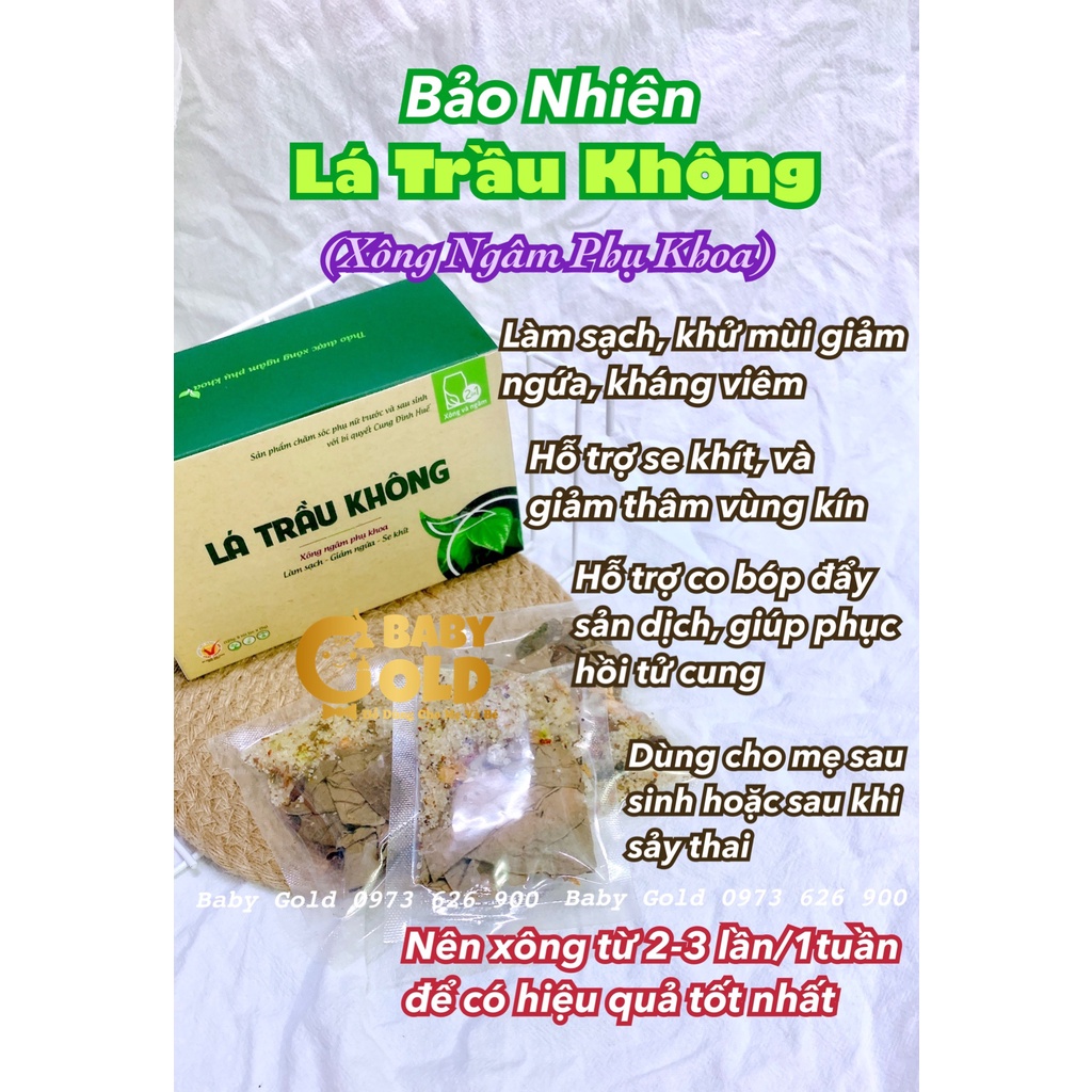 Lá Trầu Không Xông Ngâm Vùng Kín Bảo Nhiên