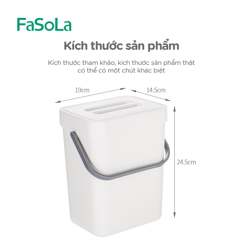 Thùng rác gắn tường FASOLA FSLYF-072