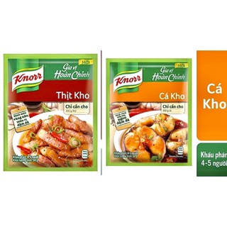 GIA VỊ HOÀN CHỈNH THỊT KHO TÀU, CÁ KHO GIỀNG KNORR GÓI 28G