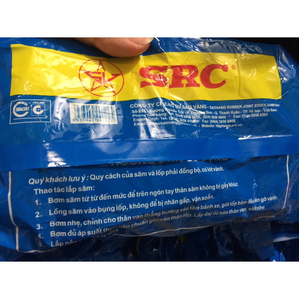 RUỘT  XE ĐẠP TRẺ EM SAO VÀNG CÁC CỠ 12, 14, 16, 18, 20 iches