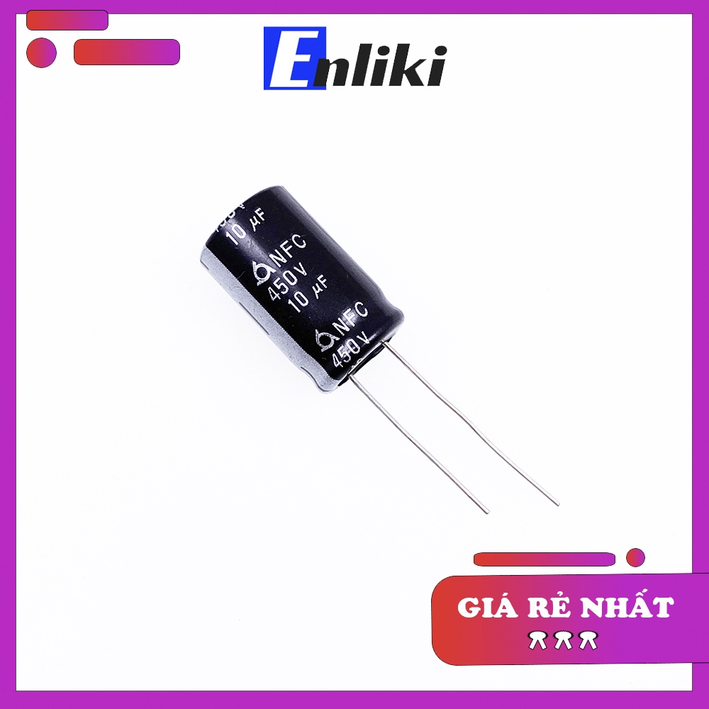 Tụ Hóa 10uF 450V SAMYOUNG (10*16mm)