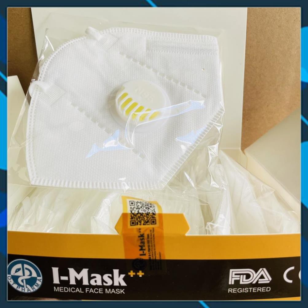 Khẩu Trang N95 kháng khuẩn, có van thở, chống bụi mịn PM2.5, kẹp mũi kim loại | BigBuy360 - bigbuy360.vn