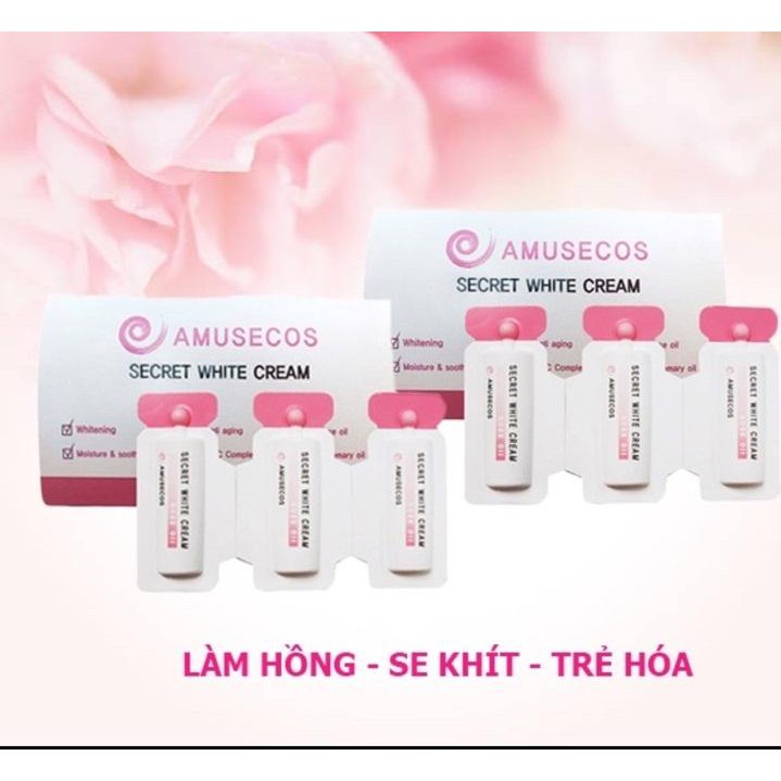 GelLàm Hồng Và Se Khít Vùng Kín Amusecos Secret White Cream Rose Oil (nhập khẫu Hàn Quốc)