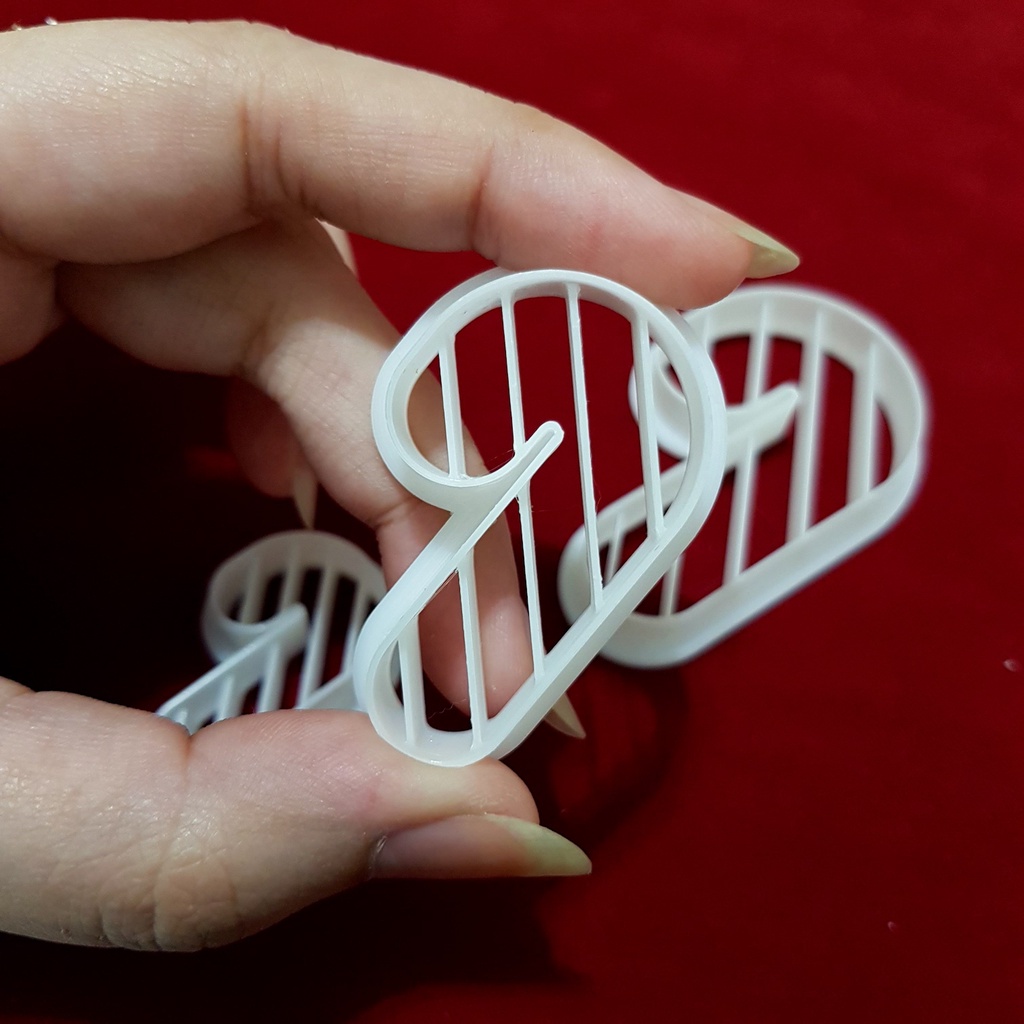 Cane Kẹo | Máy Cắt Đất Sét Polymer | Khuôn Làm Bánh Quy Hình Bánh Quy | Công Cụ Đất Sét