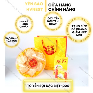 Tổ yến thô nguyên chất cam kết chuẩn xịn - Yến sào Khánh Hòa - Hộp 100g
