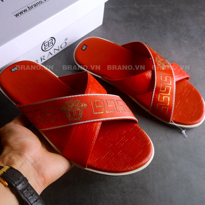 [Khuyến mãi] Dép da nam  FREESHIP  Dép da nam Hàng Thiết Kế Cao Cấp Trẻ Trung