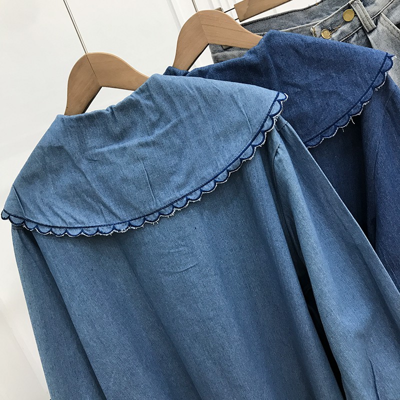 Áo sơ mi ulzzang Tay Bồng form rộng  siêu dễ thương