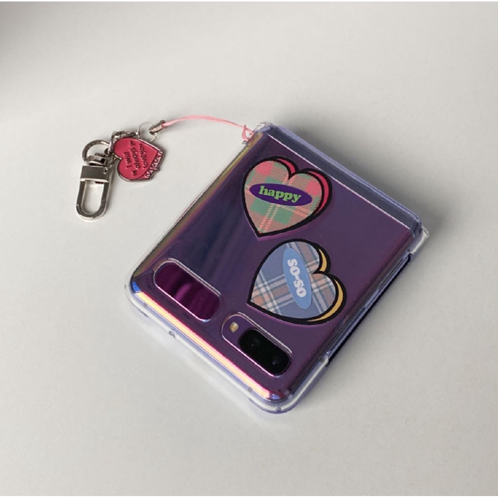 Sticker Dán Trang Trí Hình Trái Tim Kẻ Sọc Caro Xinh Xắn | BigBuy360 - bigbuy360.vn