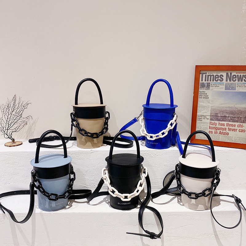 Ielgy niche Túi bucket Đeo Vai Thiết Kế Dễ Thương Cho Nữ