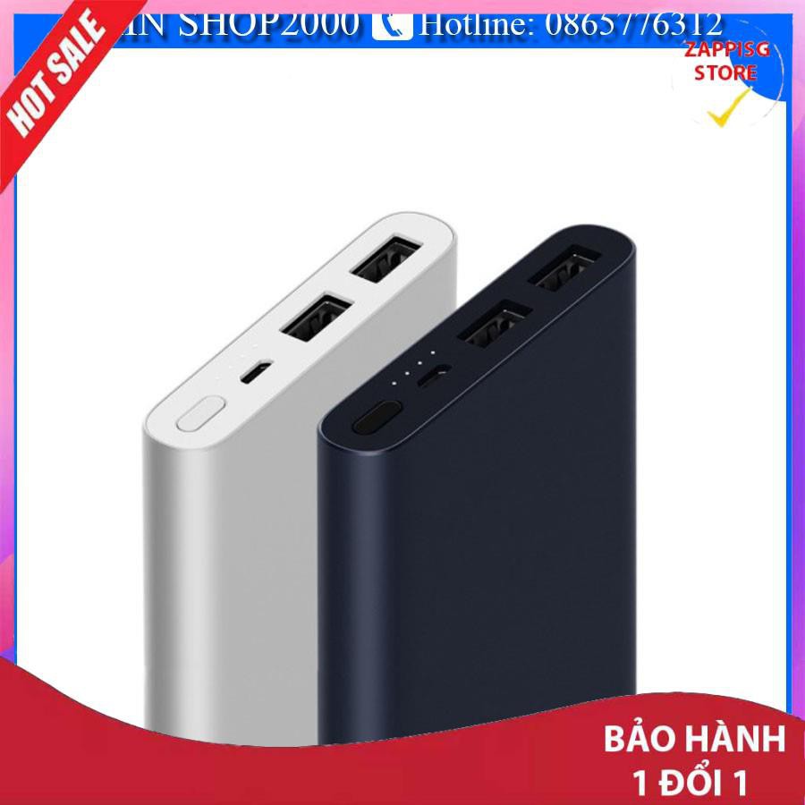 ✔️ pin sạc dự phòng,Sạc pin dự phòng vỏ nhôm 10000 Mah  - Bảo hành 1 đổi 1