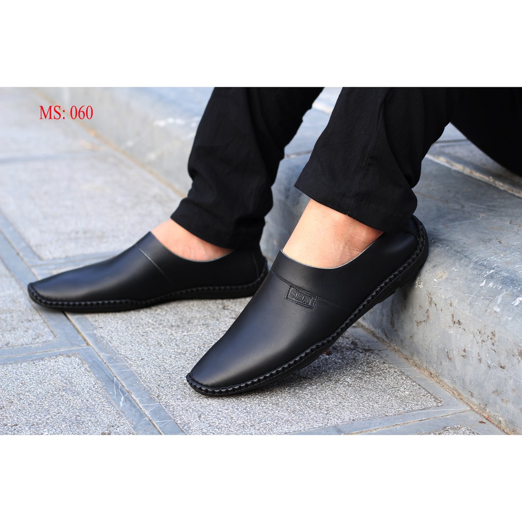 060 GIẦY LƯỜI DA BÒ HÀNG THIẾT KẾ TRẺ TRUNG