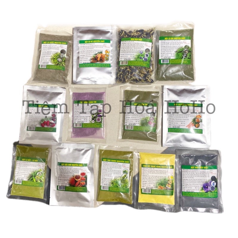 Bột Lá Nguyên Chất Tạo Màu -