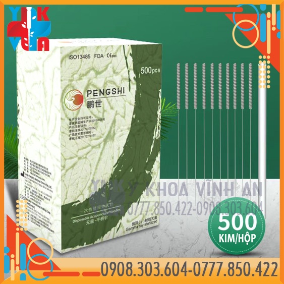 Kim Châm Cứu Pengshi Hộp 500 Kim