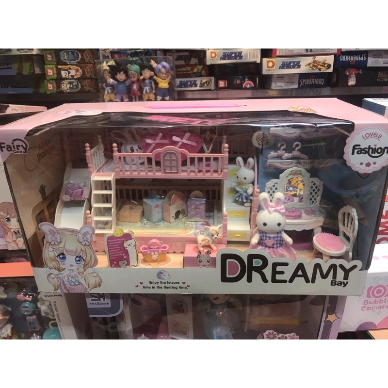 Bộ đồ chơi giường thỏ 2 tầng