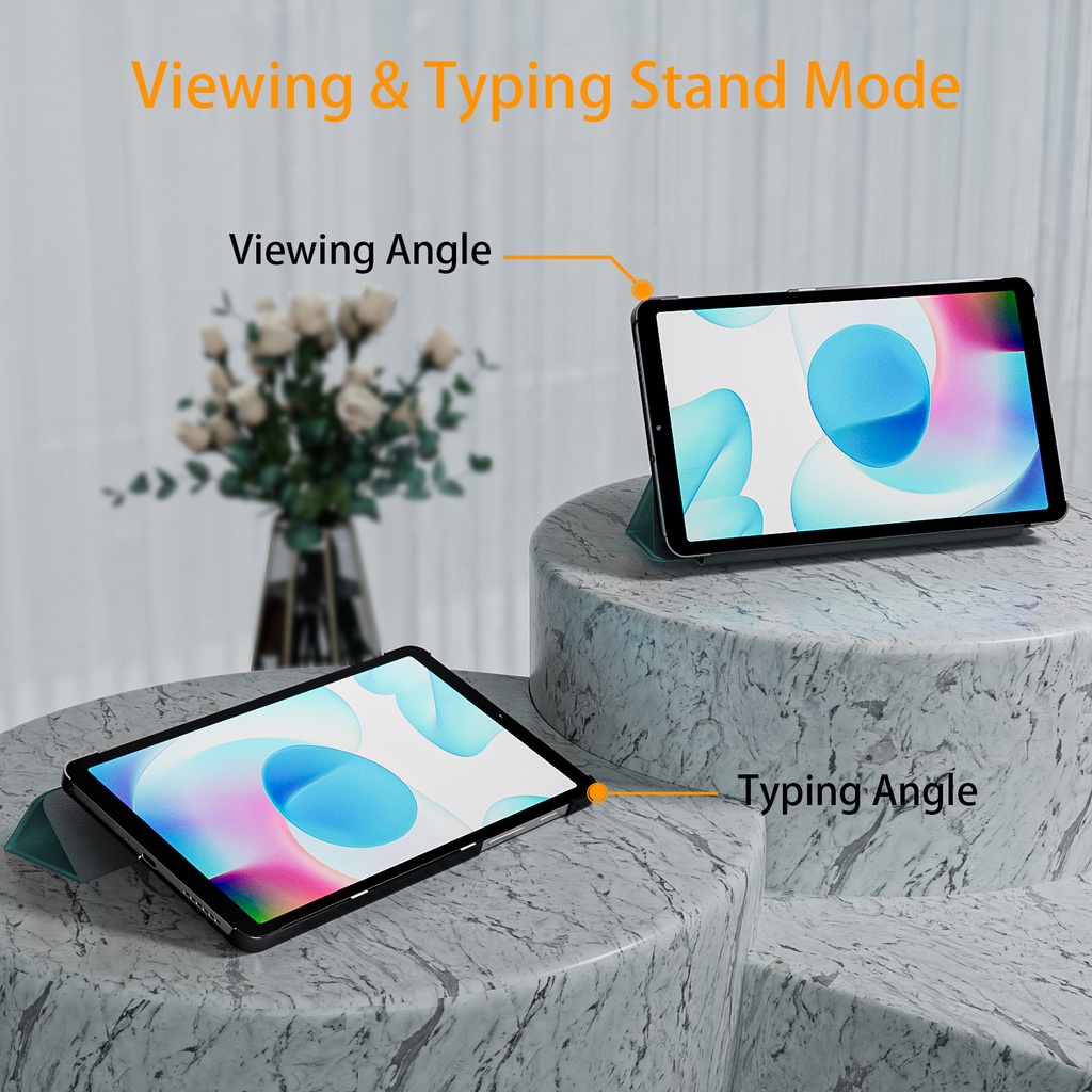Ốp Máy Tính Bảng Có Giá Đỡ Nam Châm Gấp Ba Khúc Cho 2022 OPPO Realme Pad X Tablet Case 11 inch Realme Pad Mini 8.7 inch