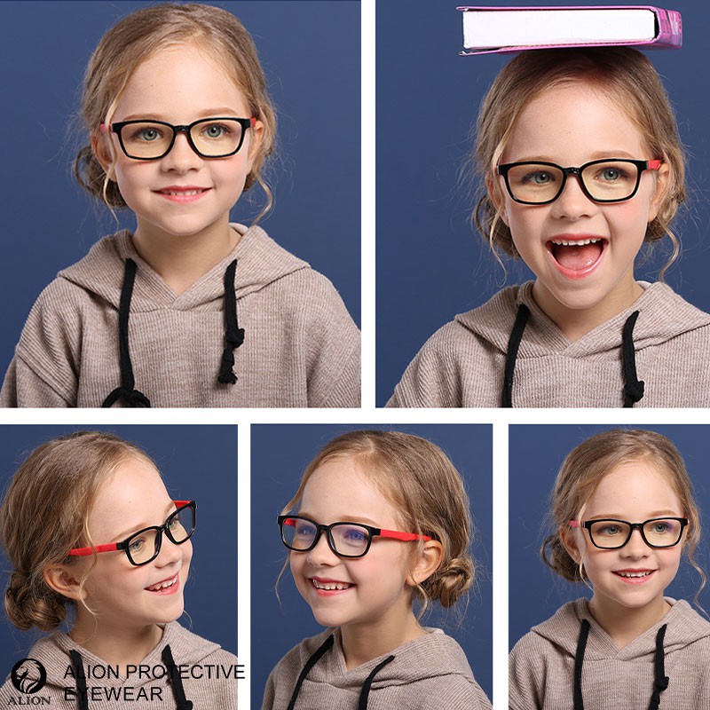 Mắt kính LUSEEN chống bức xạ ánh sáng xanh kèm hộp đựng bảo vệ cho trẻ em AG3201