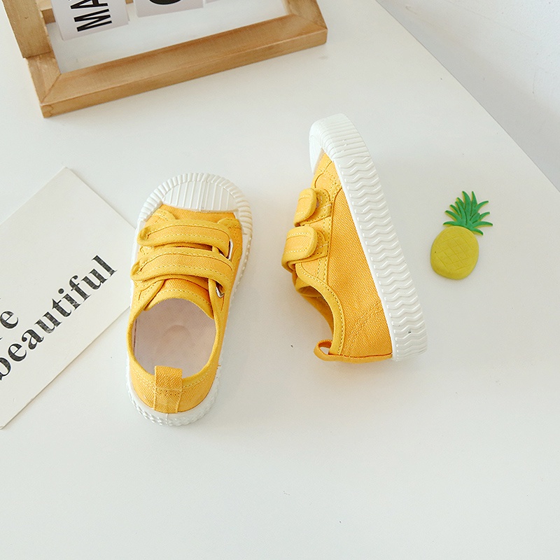 Giày Canvas Đế Mềm Chống Trượt Thoải Mái Dễ Phối Đồ Cho Bé 2-8 Tuổi